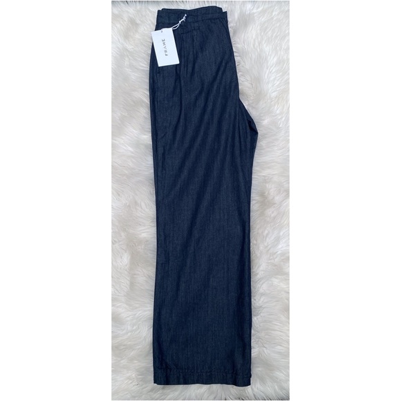 NWT Frame Pleated Denim Wide-leg Chino - Picture 5 of 8
